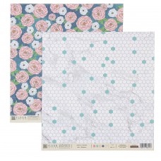 Бумага двусторонняя "Цветение", коллекция "Твори"